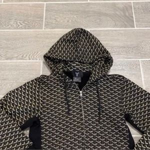 Goyard Christopher Wanton Black Zip Hoodie Jacket M
